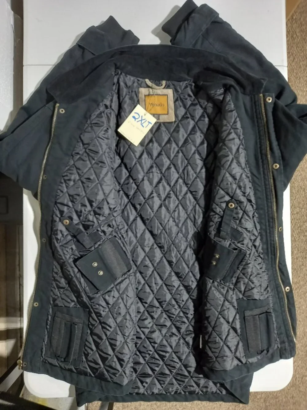Canvas Concealed Carry Jacket - Black | 2XLT